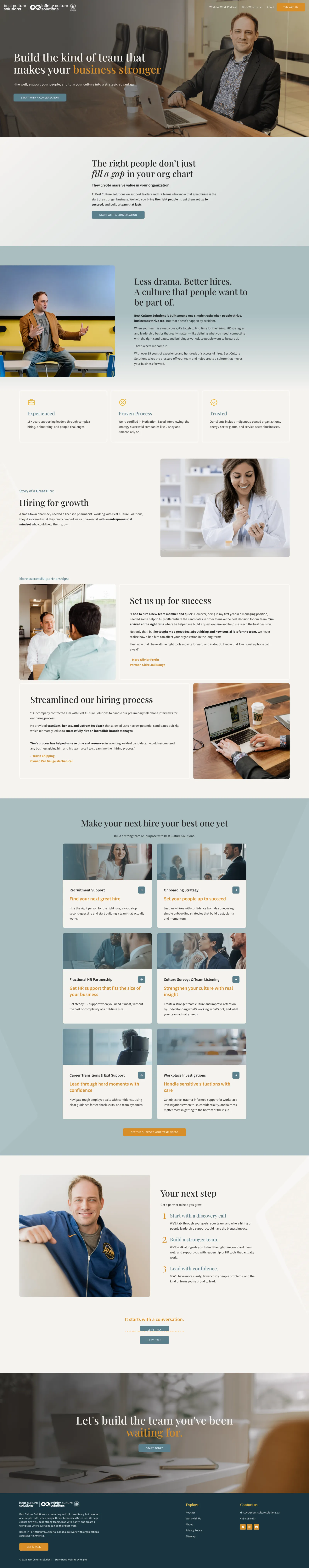 Best Culture Solutions website